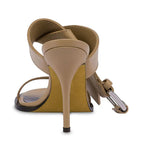 Women's Big Buckle Stiletto Heel Sandals