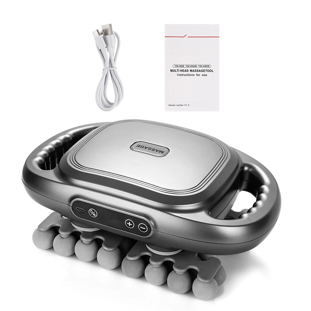 42-Head Cordless Percussion Muscle Massage Gun 1.65in Stroke