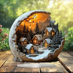 Bohemian Christmas Holiday Desktop Decoration and Bedroom Tabletop Ornament