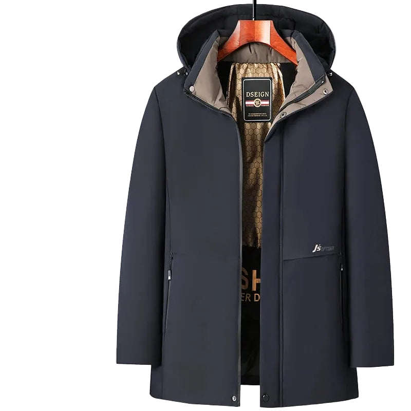 Men's Thick Warm Hooded Winter Parka Coat