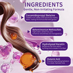 Keratin Shampoo and Conditioner Set Smooth Frizzy Hair 6.8 fl oz Each TSR57T-B1B2