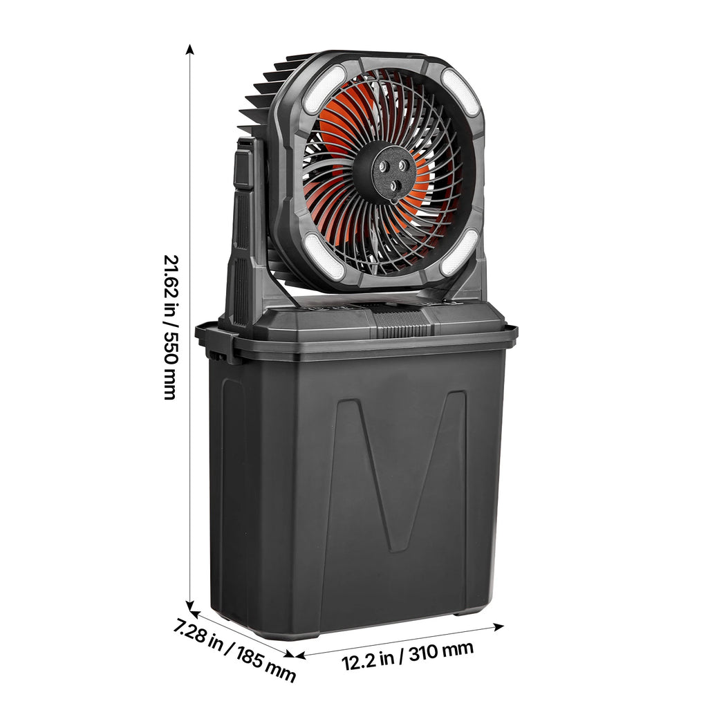 Portable Misting Fan and Outdoor Rechargeable Cooling Fan