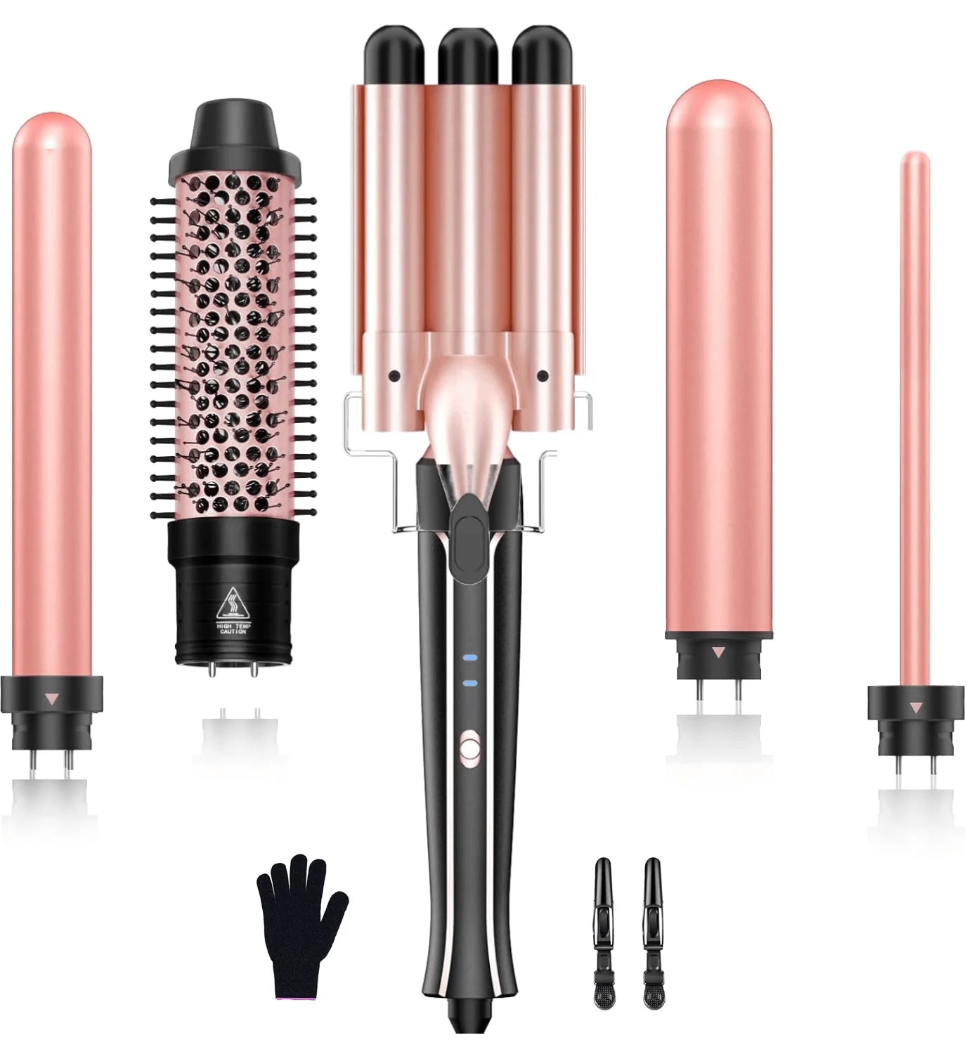 Multifunctional Hair Curler and Straightener Waver Styling Tool Set