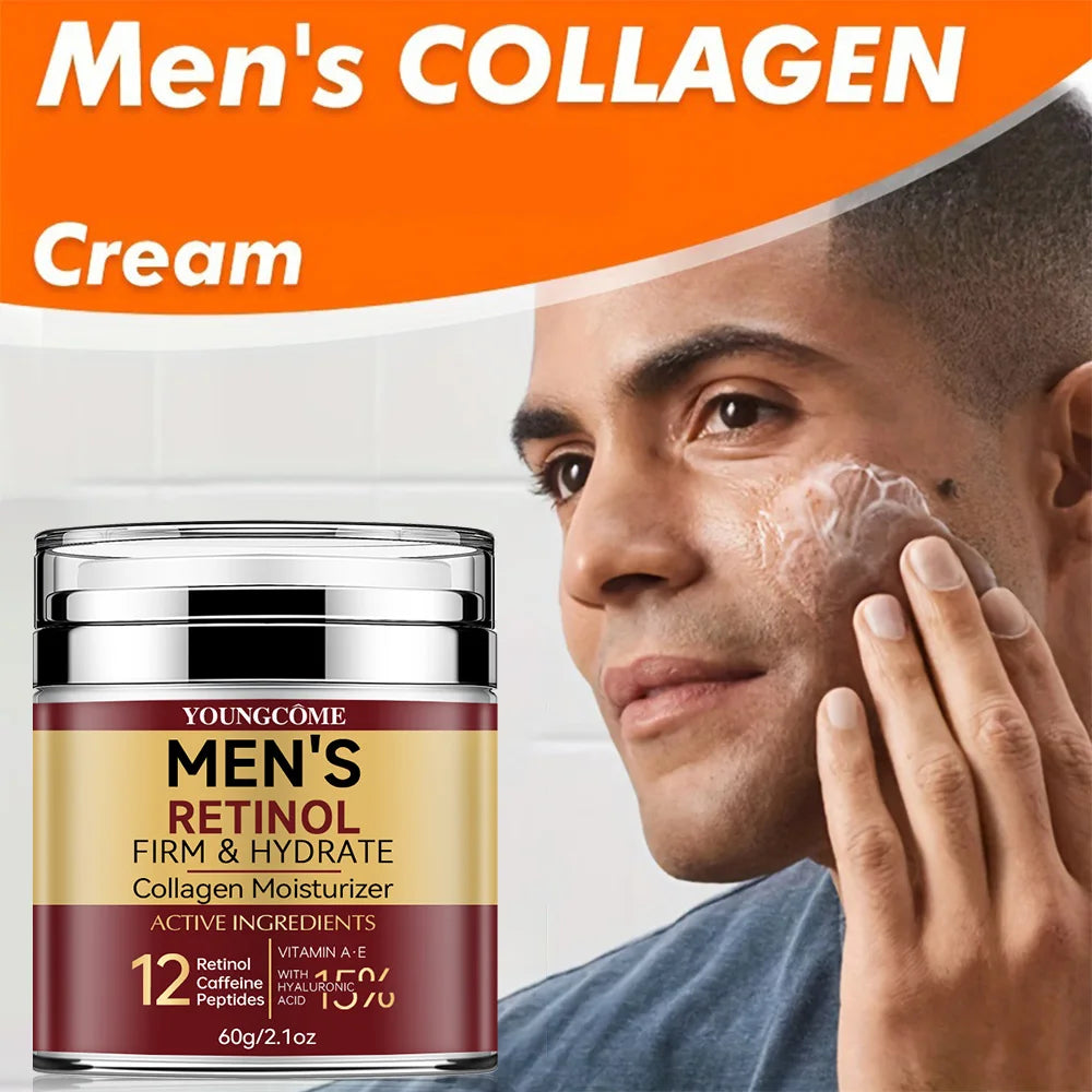 Men's Retinol Collagen Firming Anti-Wrinkle Face Cream