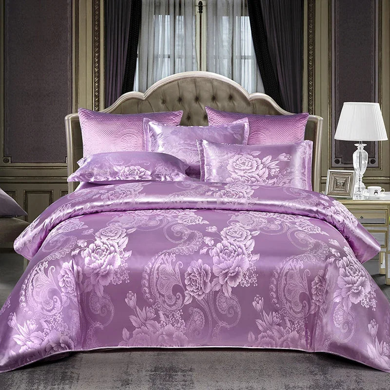 European Luxury Soft Duvet Cover and Bedroom Bedding Set