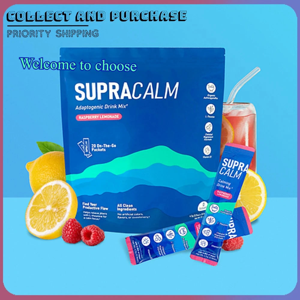 Magnesium Vitamin D Lemon Raspberry Mineral Drink Mix