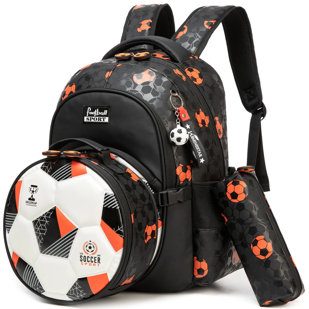 Boys' Fashionable School Backpack 3-Piece Bag Set