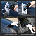 Electric Handheld Window Cleaner and Scrubber with Telescopic Handle