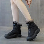 Women's Waterproof Plush Thick Sole Snow Boots