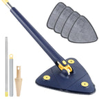 Telescopic Triangle Cleaning Mop with 360 Degree Rotatable Head