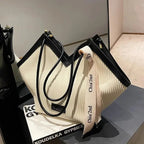 Women's Casual Canvas Commuter Shoulder Tote Bag