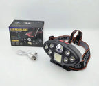 Rechargeable LED Headlamp with Built-in Battery
