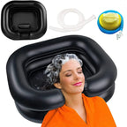Inflatable Hair Wash Basin with Pillow for Bedridden Home Care