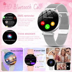 Women's 1.32 Inch AMOLED Screen Luxury Diamond Smartwatch