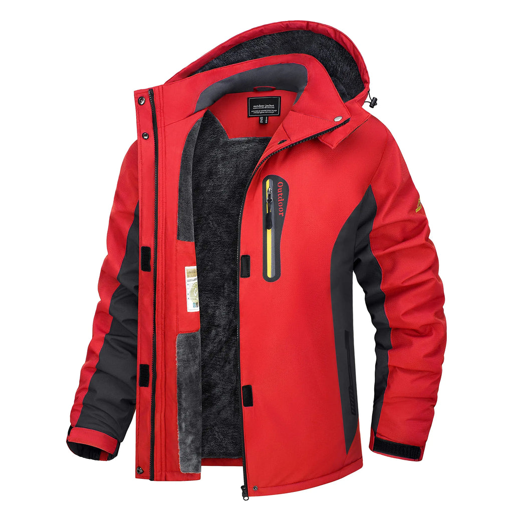 Women's Thick Warm Hooded Ski Parka Coat TJ548