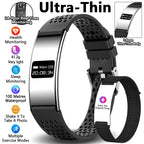 Waterproof Fitness Tracker Smart Band and Health Monitor Smartwatch