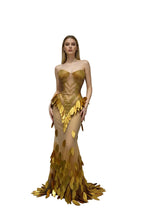 Women's Fashion Strapless Rhinestone Sequin Mesh Maxi Dress