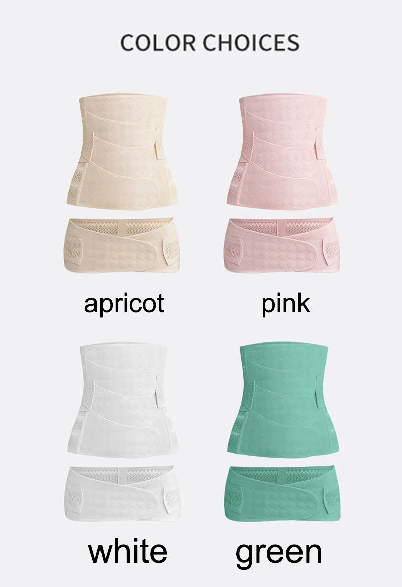 3-in-1 Postpartum Recovery Belt and Waist Trainer for Women