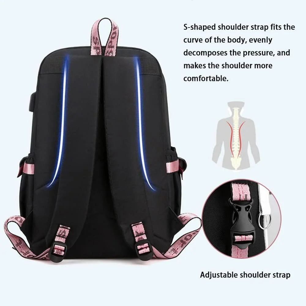 Girls' Cute Kawaii Cartoon School Backpack