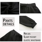 Men's Casual Hoodie and Sweatpants Two Piece Tracksuit Set