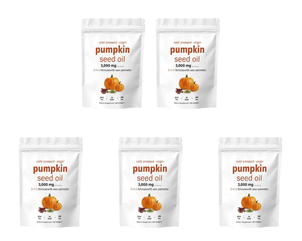 Pumpkin Seed Oil with Saw Palmetto 3000mg Softgels Dietary Supplement