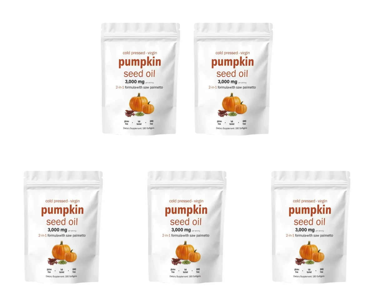 Pumpkin Seed Oil with Saw Palmetto 3000mg Softgels Dietary Supplement