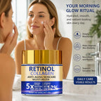Unisex Retinol & Collagen Moisturizing Day & Night Face Cream 2.1 oz