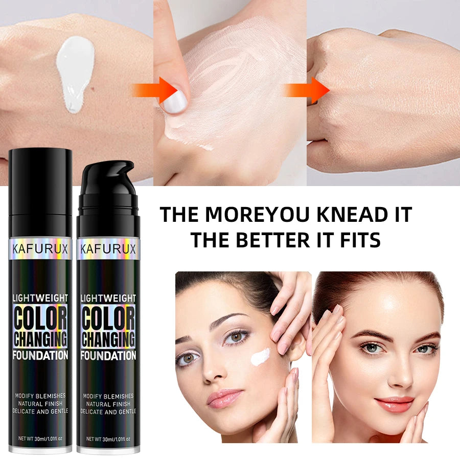 Unisex Magic Color Changing Liquid Foundation Cream K7113E 1 fl oz