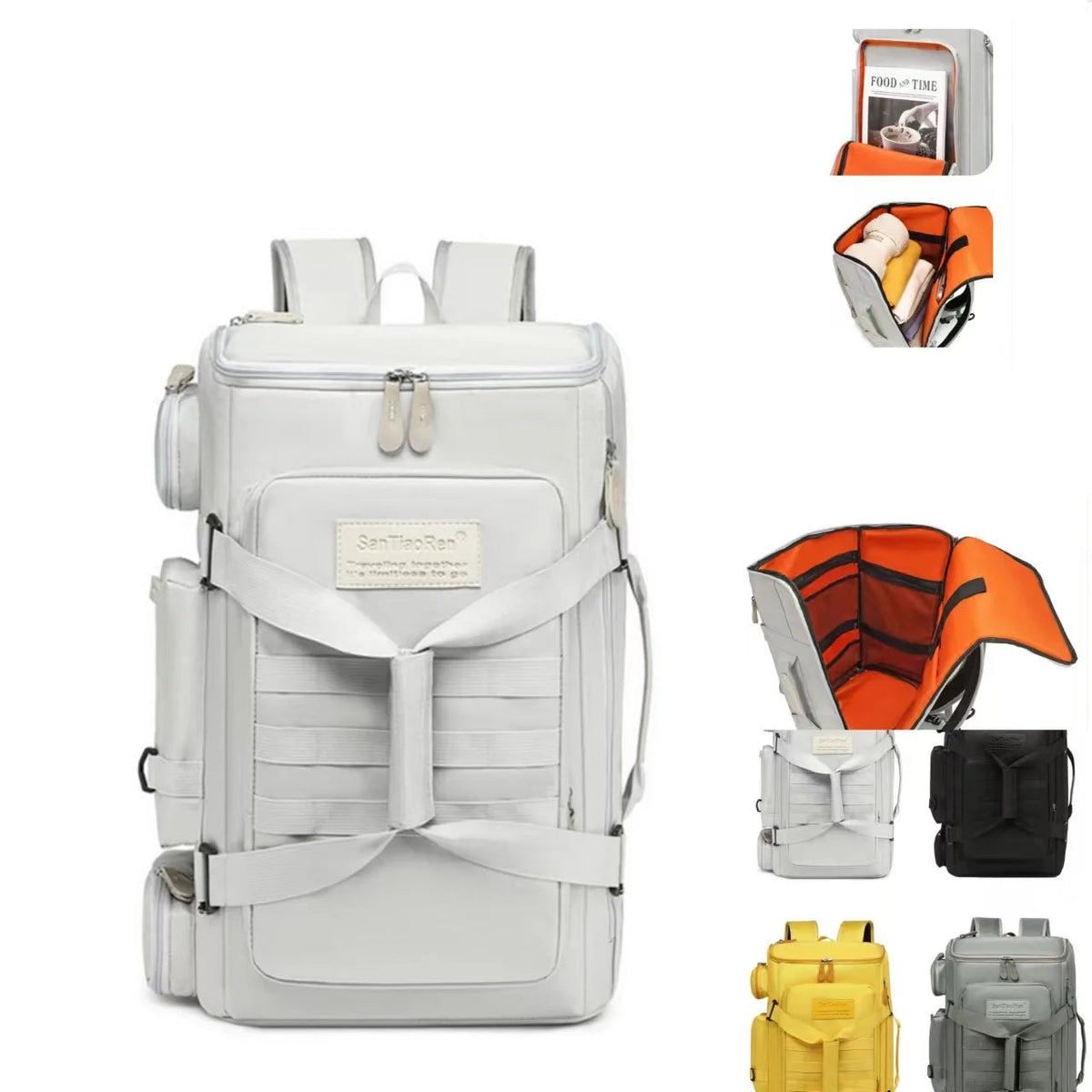 Unisex Dry Wet Separated Oxford Travel Sports Backpack