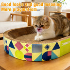 Multifunctional Corrugated Cat Scratching Board Nest and Claw Toy