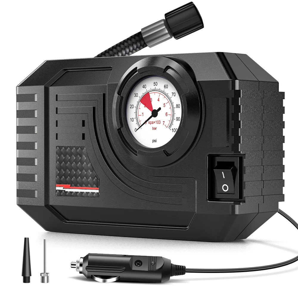 Portable Electric Mini Air Compressor Tire Inflator