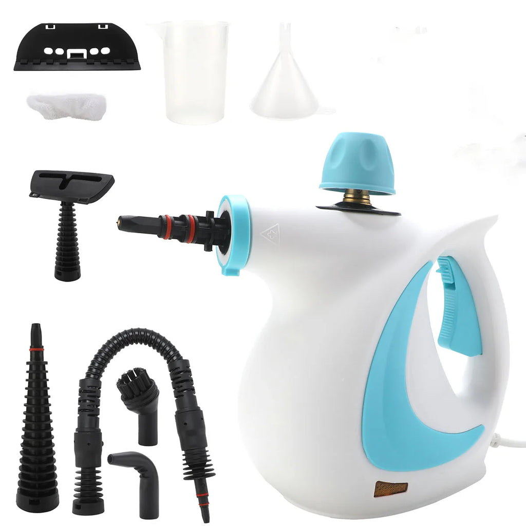 Portable Handheld High Pressure Steam Cleaner with Multi-Surface Accessories 1050W