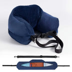 G3424 U-Shaped Travel Neck Pillow Washable Polyester Support