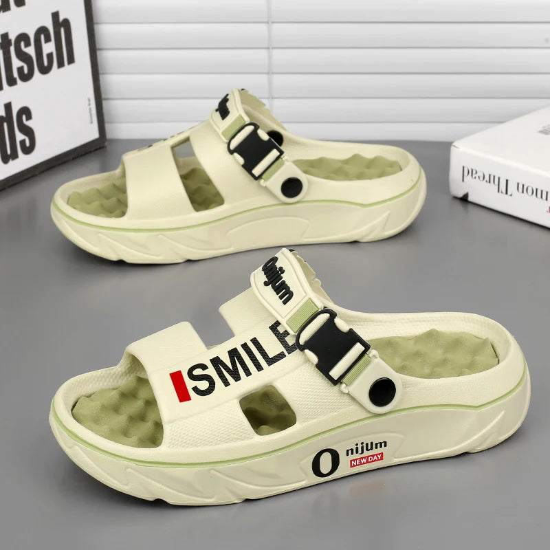 Unisex Soft EVA Massage Slippers Indoor Outdoor Slide Sandals