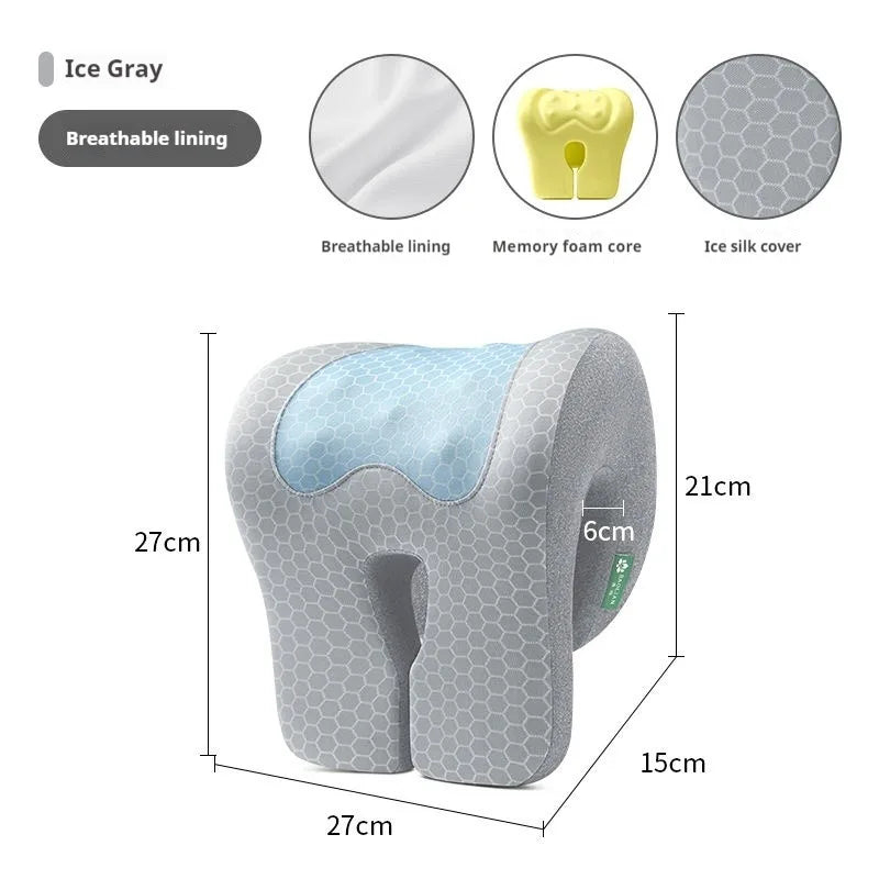 Ergonomic Memory Foam Office Chair Headrest Pillow Neck Support