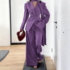 Men's Tailored Two-Piece Blazer and Pants Suit