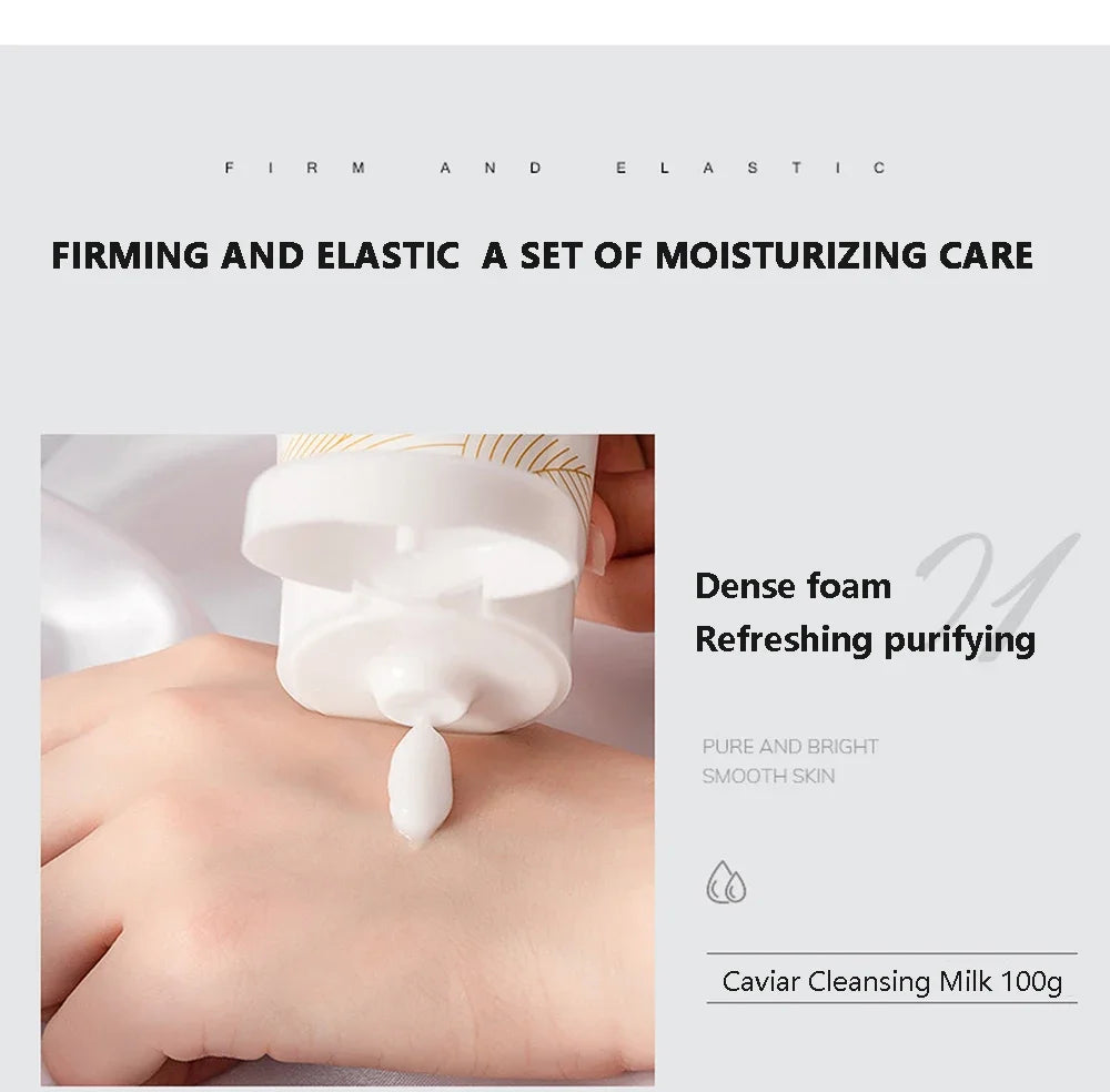Caviar 15-Piece Facial Skincare Set Hydrating Anti-Aging Routine