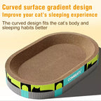 Multifunctional Corrugated Cat Scratching Board Nest and Claw Toy