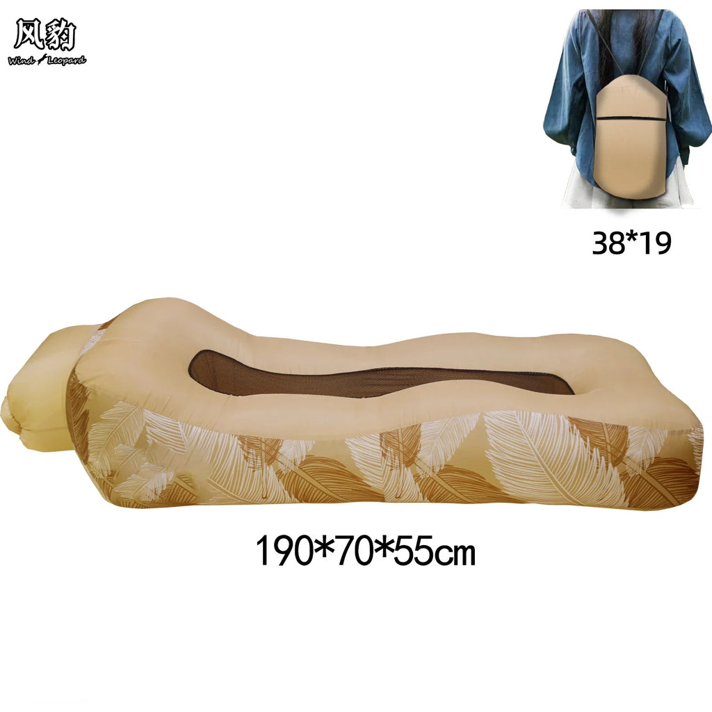Inflatable Sofa Bed and Portable Ultralight Camping Lounge Chair