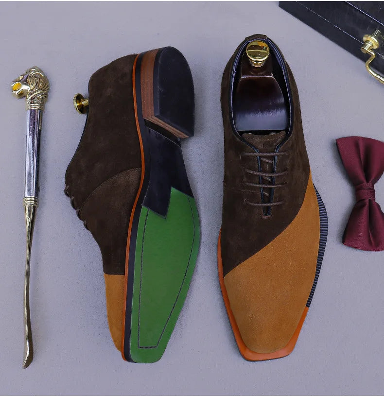 Men's Leather Derby Shoes and Low Top Dress Oxfords