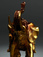 Handcrafted Elephant Resin Statue and Tabletop Shelf Ornament