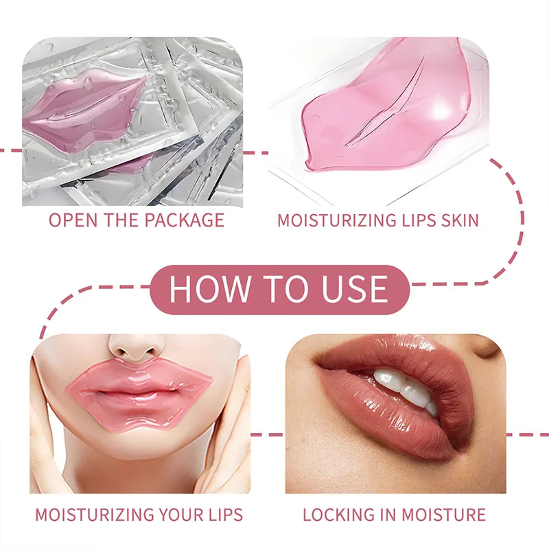 Unisex Collagen Hydrating Lip Mask Sheets CM-A1 20 Count