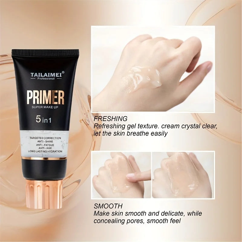 Unisex Waterproof Transparent Gel Makeup Primer F228 2 fl oz