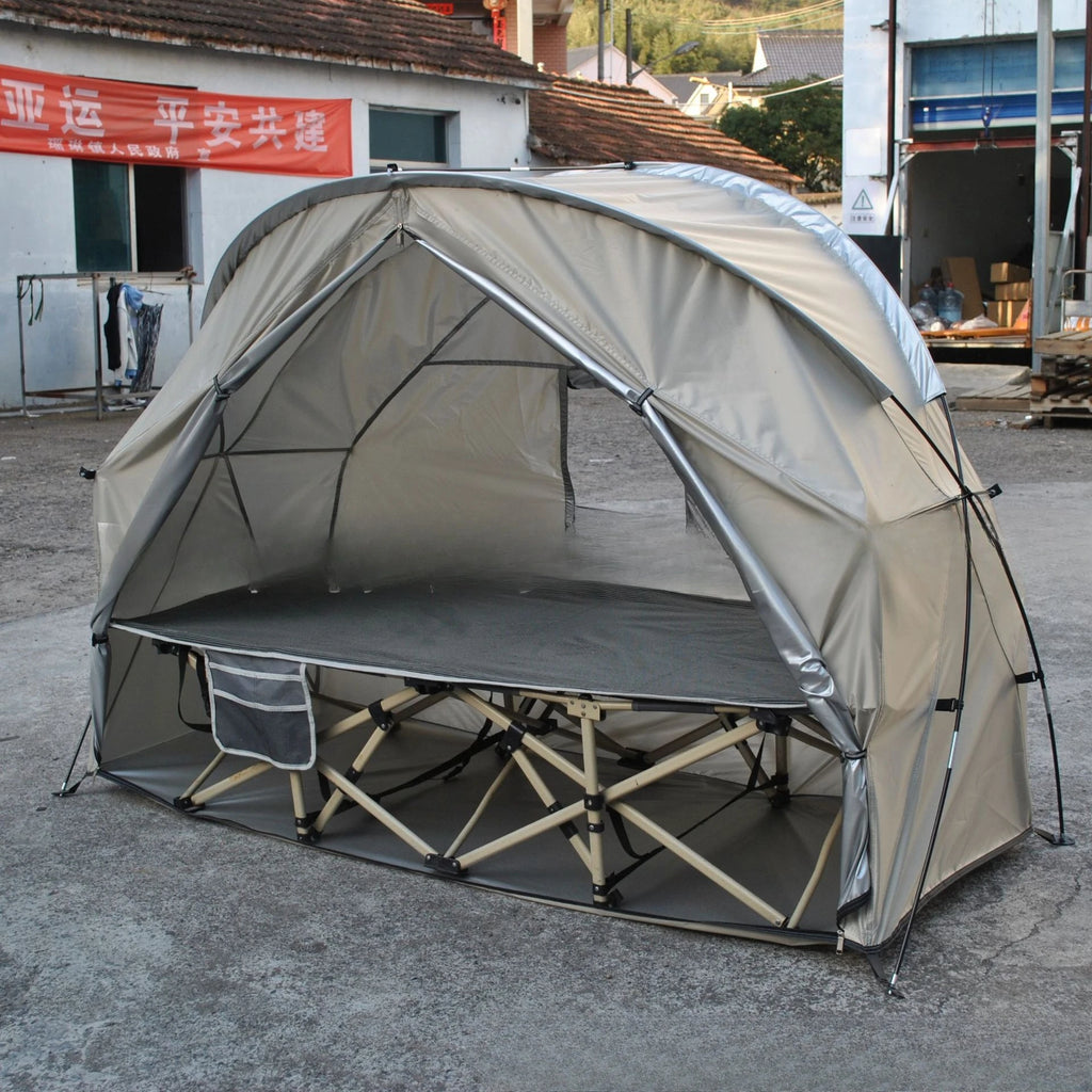 Waterproof Silver-Coated Single Person Camping Storage Tent