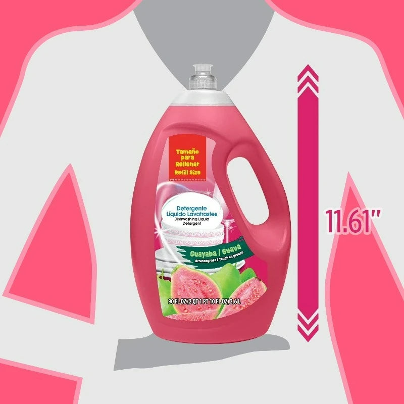 Liquid Dish Detergent and Guava Grease Remover