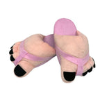 Unisex Winter Cotton Slippers Funny Cartoon Couple House Slides Warm Soft Plush Indoor Flats