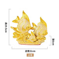 Goldfish Ceramic Ornament and Porcelain Desktop Figurine