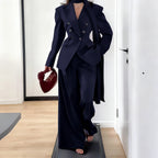 Men's Tailored Two-Piece Blazer and Pants Suit