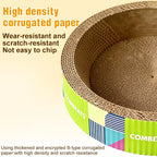 Multifunctional Corrugated Cat Scratching Board Nest and Claw Toy