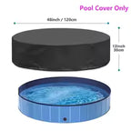 Portable Dog Swimming Pool or Pool Cover Scratch-Resistant PU Grooming Tub